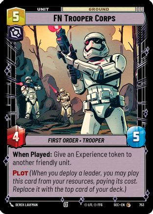 FN Trooper Corps (Foil) (753) - Secrets of Power Foil