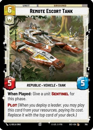 Remote Escort Tank (Foil) (765) - Secrets of Power Foil