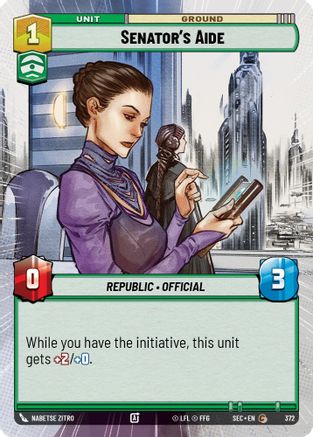 Senator's Aide (Hyperspace) (372) - Secrets of Power