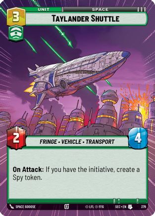 Taylander Shuttle (Hyperspace) (379) - Secrets of Power