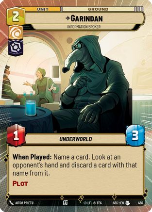 Garindan - Information Broker (Hyperspace) (450) - Secrets of Power