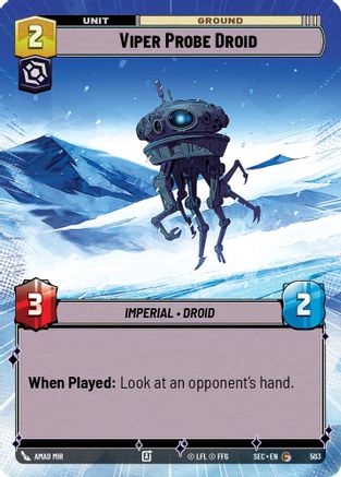 Viper Probe Droid (Hyperspace) (503) - Secrets of Power