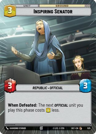 Inspiring Senator (Hyperspace) (525) - Secrets of Power