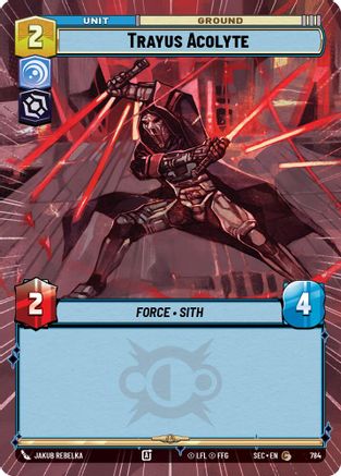 Trayus Acolyte (Hyperspace Foil) (784) - Secrets of Power Foil