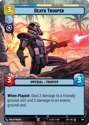 Death Trooper (Hyperspace Foil) (786) - Secrets of Power Foil