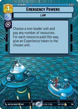 Emergency Powers (Hyperspace Foil) (796) - Secrets of Power Foil