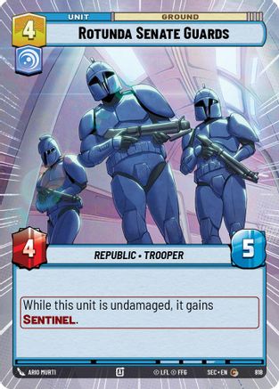 Rotunda Senate Guards (Hyperspace Foil) (819) - Secrets of Power Foil