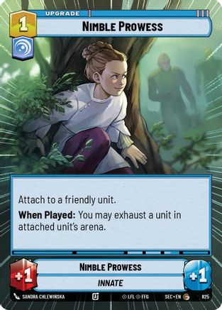 Nimble Prowess (Hyperspace Foil) (825) - Secrets of Power Foil