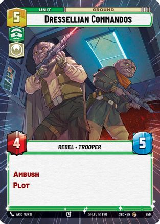 Dressellian Commandos (Hyperspace Foil) (856) - Secrets of Power Foil