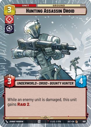 Hunting Assassin Droid (Hyperspace Foil) (890) - Secrets of Power Foil