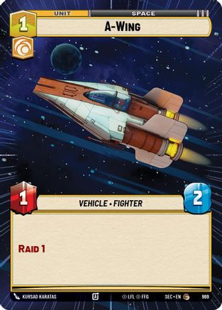 A-Wing (Hyperspace Foil) (969) - Secrets of Power Foil