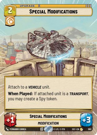 Special Modifications (Hyperspace Foil) (983) - Secrets of Power Foil