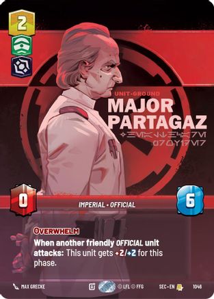 Major Partagaz - Healthcare Provider (Prestige) (1046) - Secrets of Power