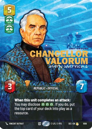 Chancellor Valorum - Civil Servant (Prestige) (1056) - Secrets of Power