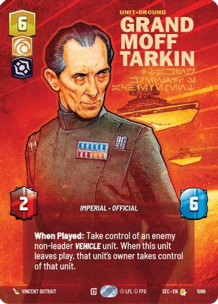 Grand Moff Tarkin - Taking Krennic's Achievement (Prestige Foil) (1096) - Secrets of Power Foil