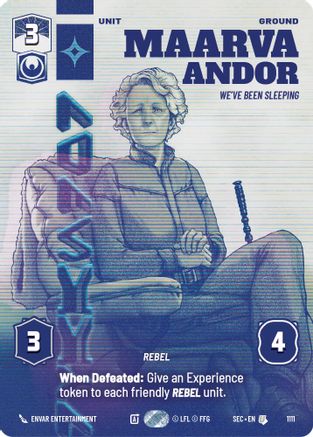 Maarva Andor - We've Been Sleeping (Prestige Foil) (1111) - Secrets of Power Foil