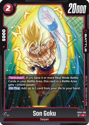 Son Goku - FB08-006 (FB08-006) - Saiyans Pride Holofoil
