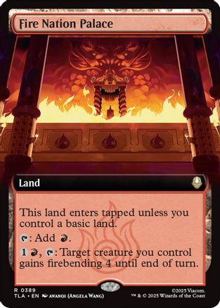 Fire Nation Palace (Extended Art) (TLA-389) - Avatar: The Last Airbender