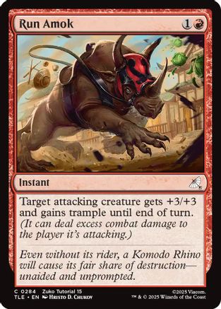 Run Amok (0284) (TLE-284) - Avatar: The Last Airbender: Eternal-Legal