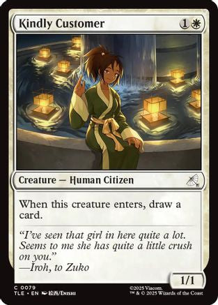 Kindly Customer (TLE-079) - Avatar: The Last Airbender: Eternal-Legal Foil