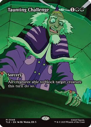 Taunting Challenge (Borderless) (TLE-046) - Avatar: The Last Airbender: Eternal-Legal