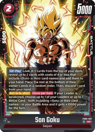 Son Goku - FB08-007 (FB08-007) - Saiyans Pride Holofoil
