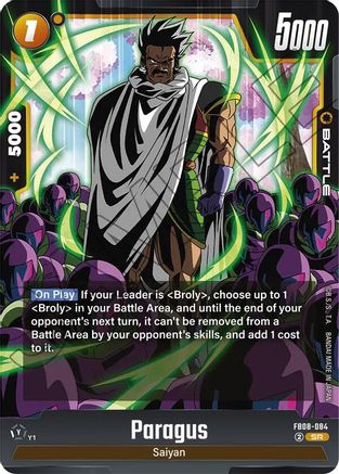 Paragus - FB08-084 (FB08-084) - Saiyans Pride Holofoil