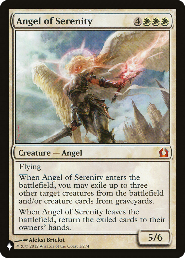 Angel of Serenity (RTR) (LIST-001) - The List Foil