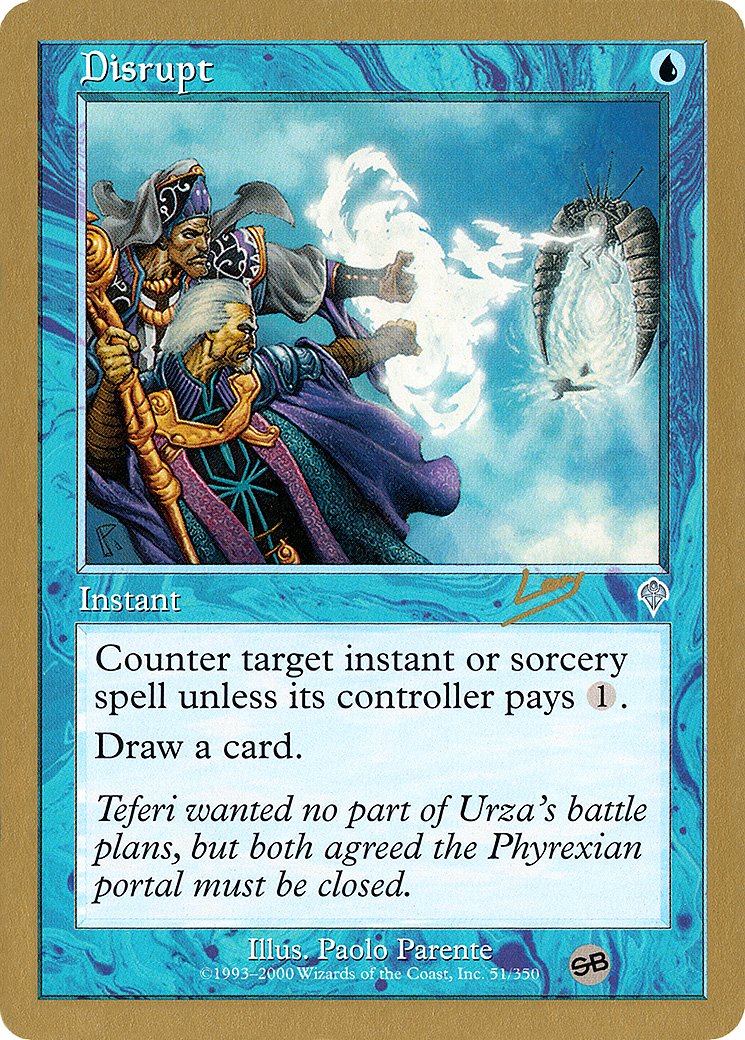 Disrupt - 2002 Raphael Levy (INV) (SB) (WCD-) - World Championship Decks 2002