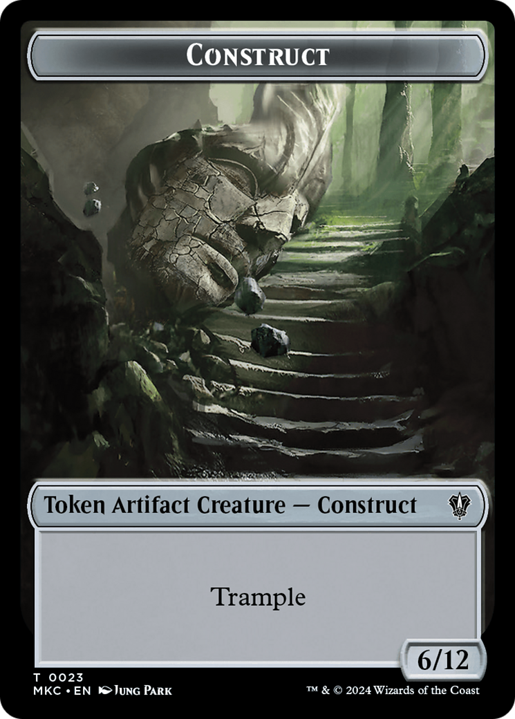 Construct (TMKC-023) - Murders at Karlov Manor Commander Tokens Foil