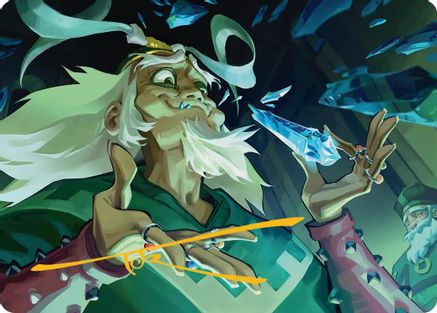 Bumi, King of Three Trials Art Card (Gold-Stamped Signature) (ASTLA-014) - Art Series: Avatar: The Last Airbender