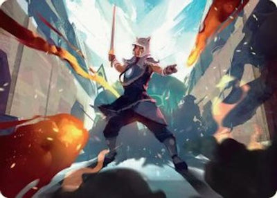 Sokka, Tenacious Tactician Art Card (ASTLA-023) - Art Series: Avatar: The Last Airbender
