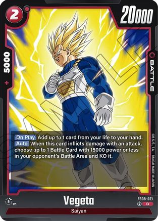 Vegeta - FB08-021 (FB08-021) - Saiyans Pride Holofoil