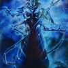 Heliod, the Warped Eclipse // Heliod, the Warped Eclipse (AMOM-060) - March of the Machine Art Series (Borderless) Foil