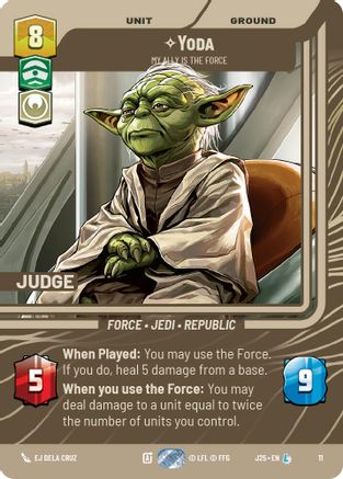 Yoda - My Ally is the Force (11) - Judge Promos Foil