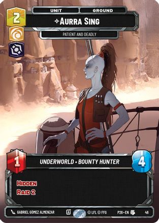 Aurra Sing - Patient and Deadly (46) (46) - Sector and Regional Promos Season 1 Foil