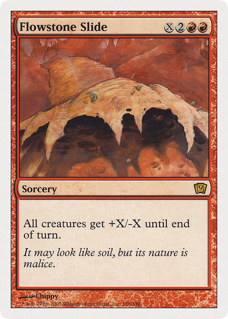 Flowstone Slide (9ED-186) - 9th Edition Foil
