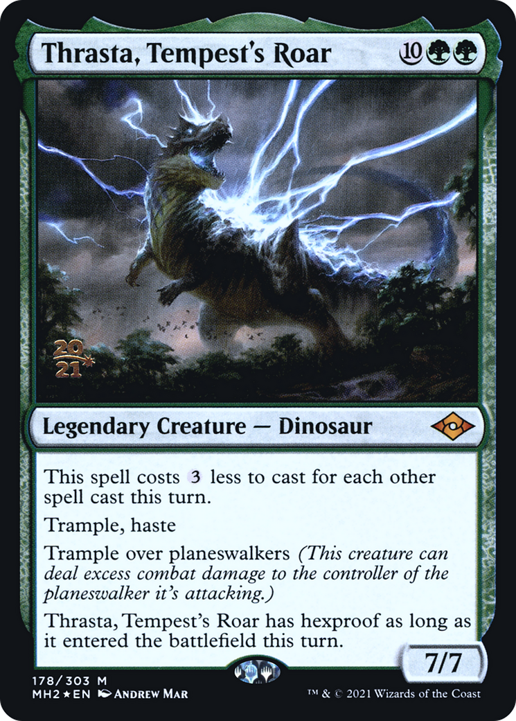 Thrasta, Tempest's Roar (PRE-178) - Modern Horizons 2 Promos Foil