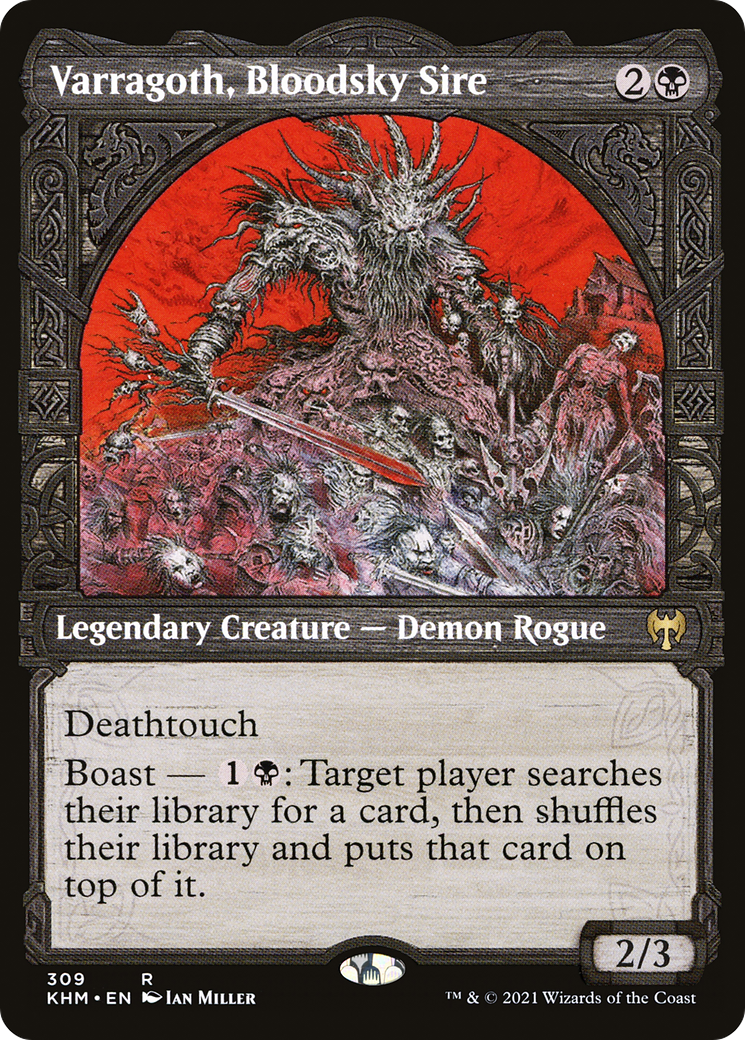 Varragoth, Bloodsky Sire (Showcase) (KHM-309) - Kaldheim: (Showcase) Foil