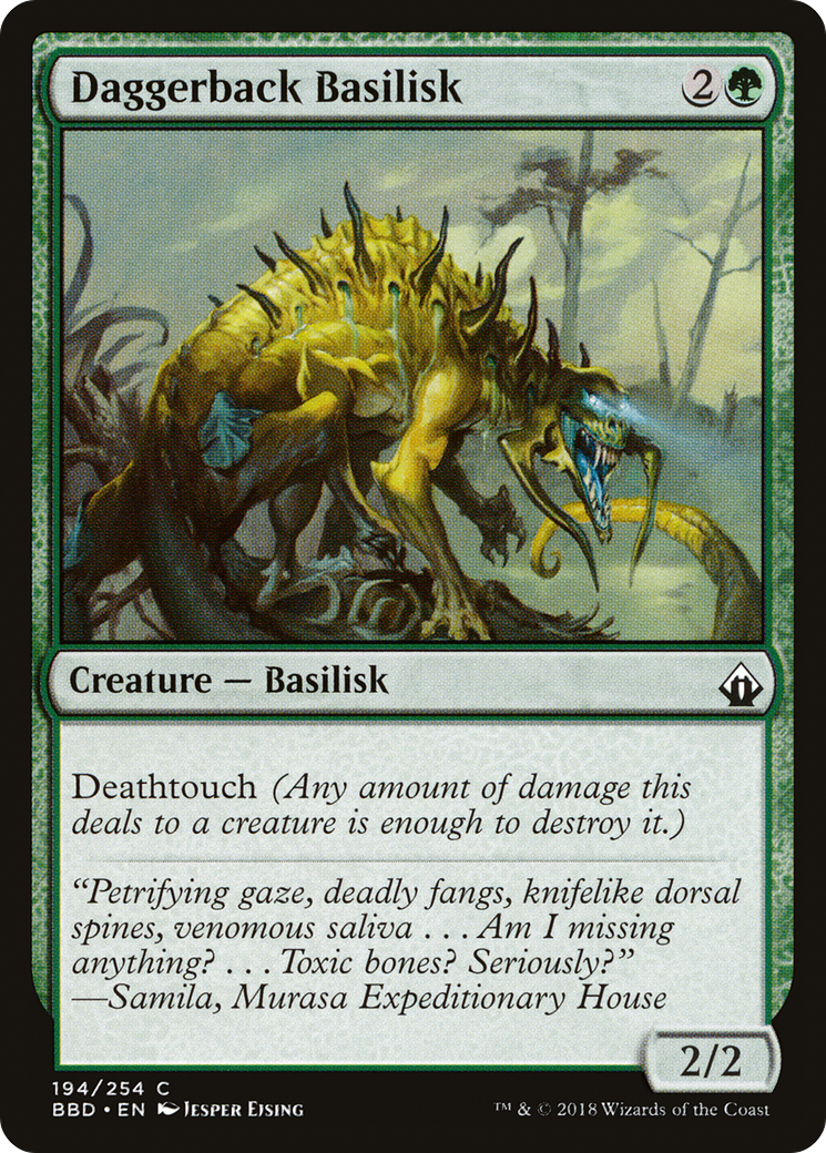 Daggerback Basilisk (BBD-194) - Battlebond