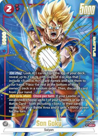 Dragon Ball Super: Fusion World Single Cards – The Big Bang Store