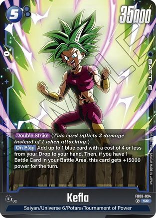 Kefla - FB08-034 (FB08-034) - Saiyans Pride Holofoil
