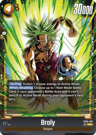 Broly - FB08-087 (FB08-087) - Saiyans Pride Holofoil