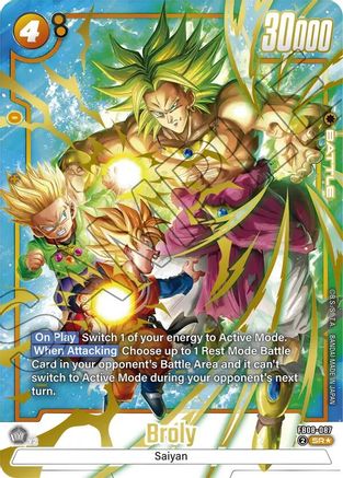 Broly - FB08-087 (Alternate Art) (FB08-087) - Saiyans Pride Holofoil