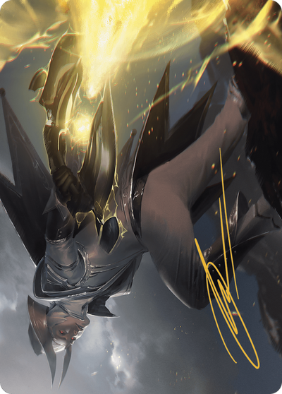 Ruthless Lawbringer // Ruthless Lawbringer (AOTJ-032) - Outlaws of Thunder Junction Art Series (Borderless) Foil