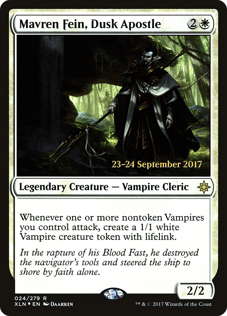 Mavren Fein, Dusk Apostle (PRE-024) - Ixalan Promos Foil