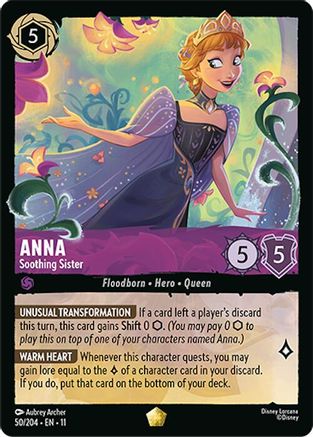 Anna - Soothing Sister (50/204) - Winterspell Cold Foil
