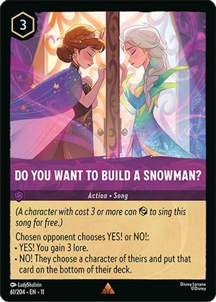 Do You Want To Build A Snowman? (61/204) - Winterspell Cold Foil