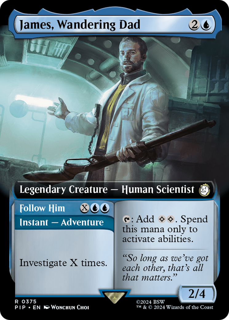 James, Wandering Dad (Extended Art) (PIP-375) - Fallout: (Extended Art) Foil