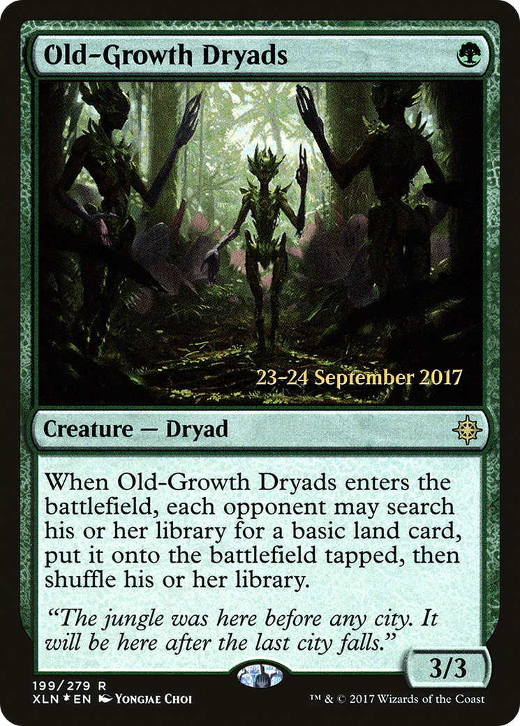 Old-Growth Dryads (PRE-199) - Ixalan Promos Foil